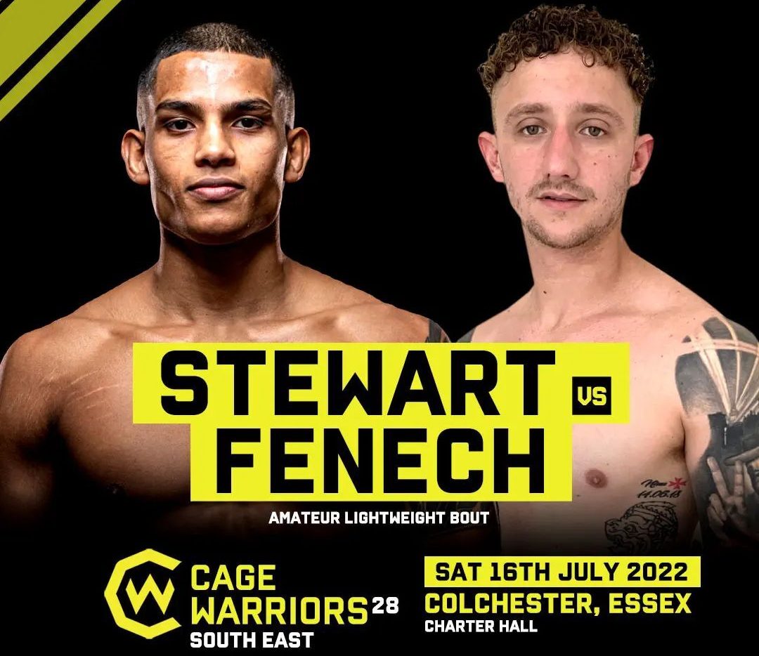 MMA Prospect Cameron Stewart Returns to Cage Warriors Academy 16th July with New Stripe From Royce Gracie